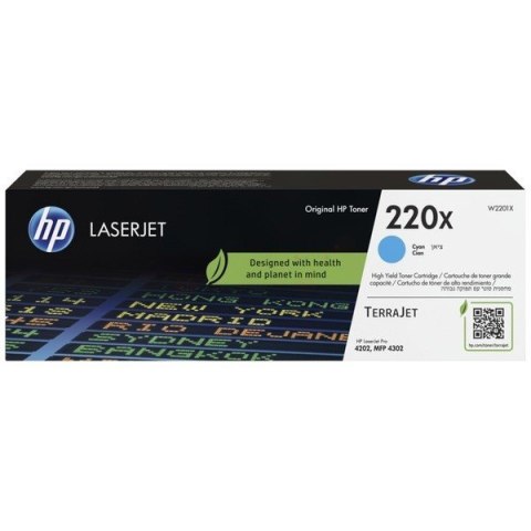 Toner HP 220X cyan (W2201X)