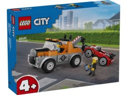 LEGO 60435 City - Samochód pomocy drogowej i naprawa sportowego auta