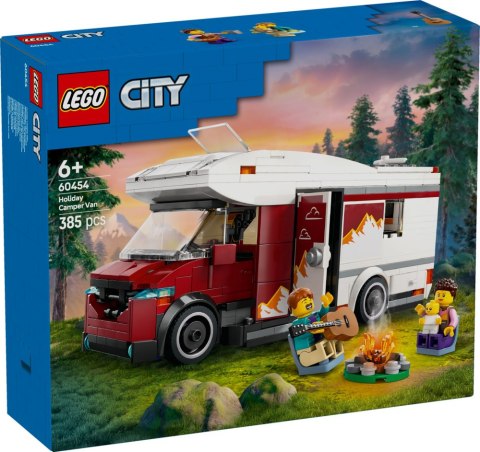 LEGO CITY Wakacyjny kamper pełen przygód 60454