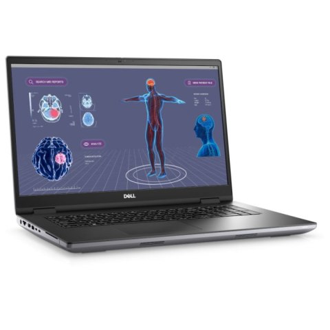 Notebook DELL Precision 7780 (17.3"/I7-13850HX/RTX2000A/16GB/SSD512GB/W11P/Szaro-czarny)