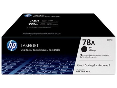 Toner HP 78A czarny dwupak (CE278AD)