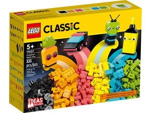 LEGO 11027 Classic - Kreatywna zabawa neonowymi kolorami